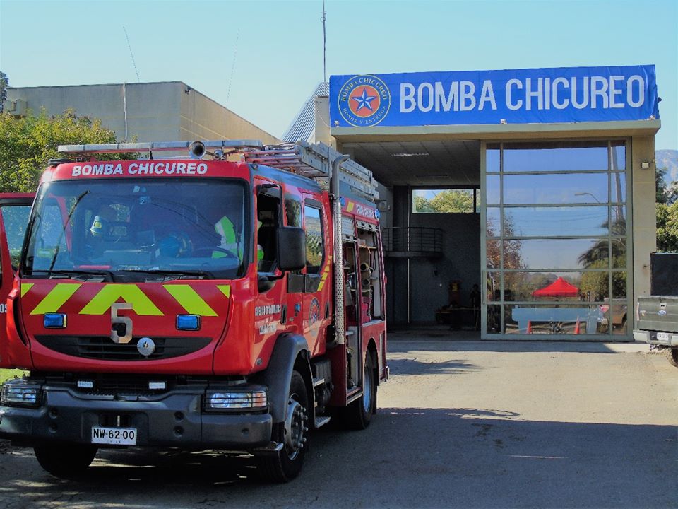 Así enfrentan los bomberos de Chicureo el Coronavirus