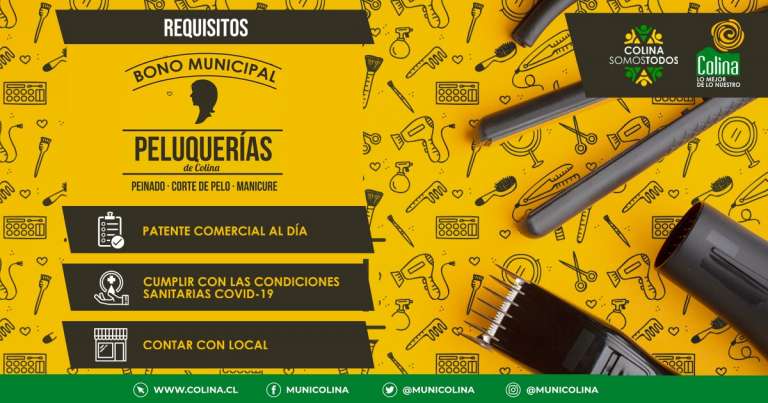 Municipalidad de Colina entrega Bono Peluquerías | VALLES ...