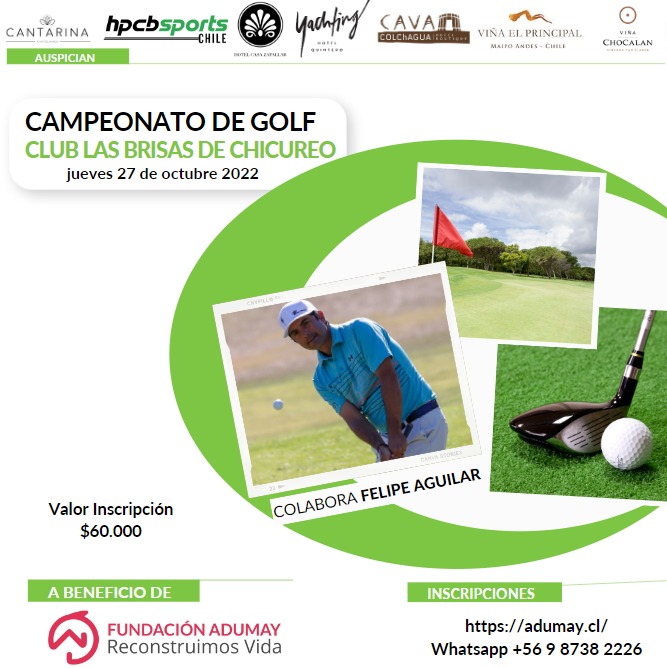 Campeonato de Golf a beneficio de Fundación Adumay