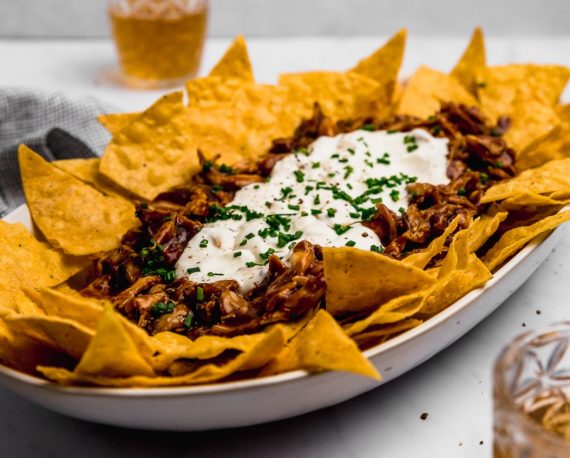 ¿Cómo hacer Nachos con Pollo BBQ?