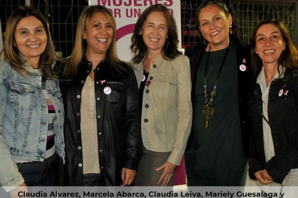 Revista VDS Claudia Alvarez, Marcela Abarca, Claudia Leiva, Mariely Guesalaga y Alejandra Lantadilla