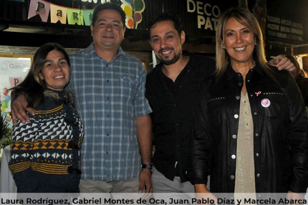 Laura Rodriguez, Gabriel Montes de Oca, Juan Pablo Díaz y Marcela Abarca