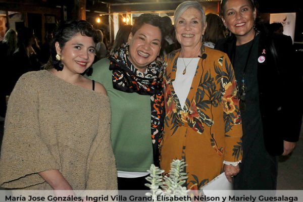 María José Gonzáles, Ingrid Villa Grand, Elisabeth Nelson y Mariely Guesalaga