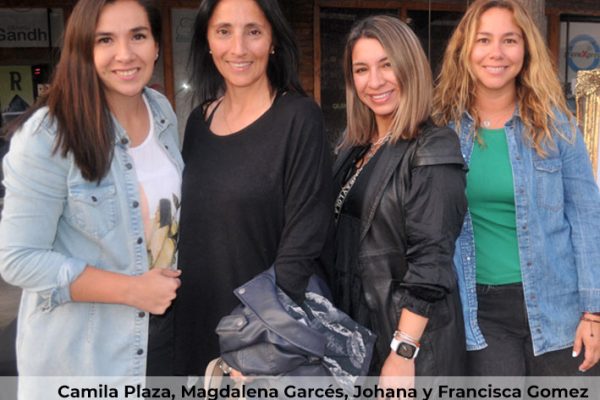 Revista VDS Chicureo Camila Plaza, Magdalena Garcés, Johana y Francisca Gomez