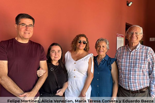 Revista VDS Chicureo, Felipe Martínez, Alicia Venezian, María Teresa Corvera y Eduardo Baeza